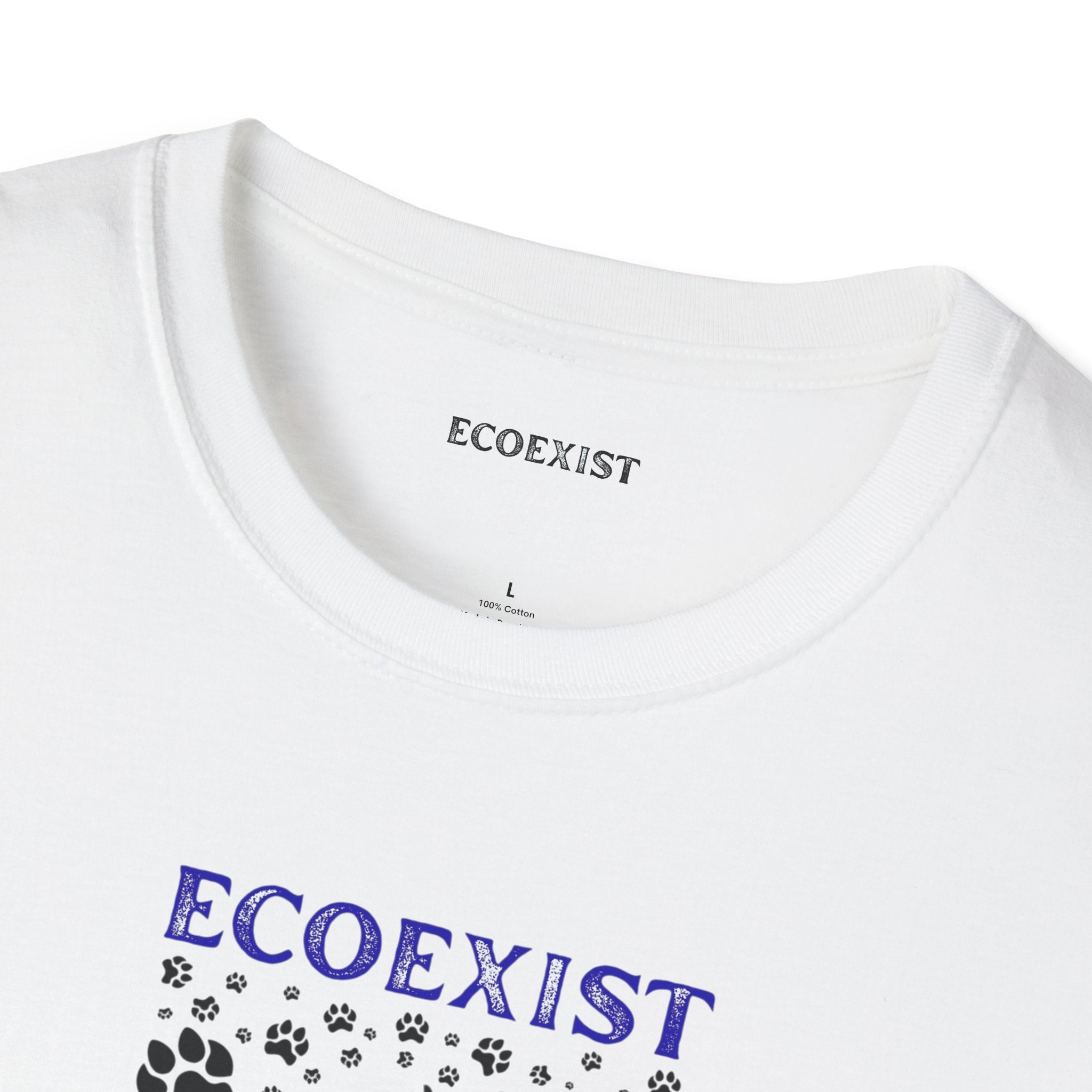 Ecoexist LifePaw Print T-Shirt — Wildlife Conservation Graphic Tee- Bigfoot