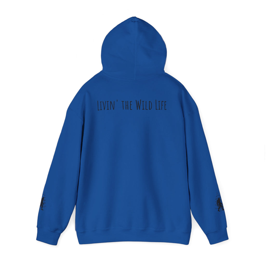 EcoExist Hoodie — "Livin' the Wild Life" Graphic Pullover
