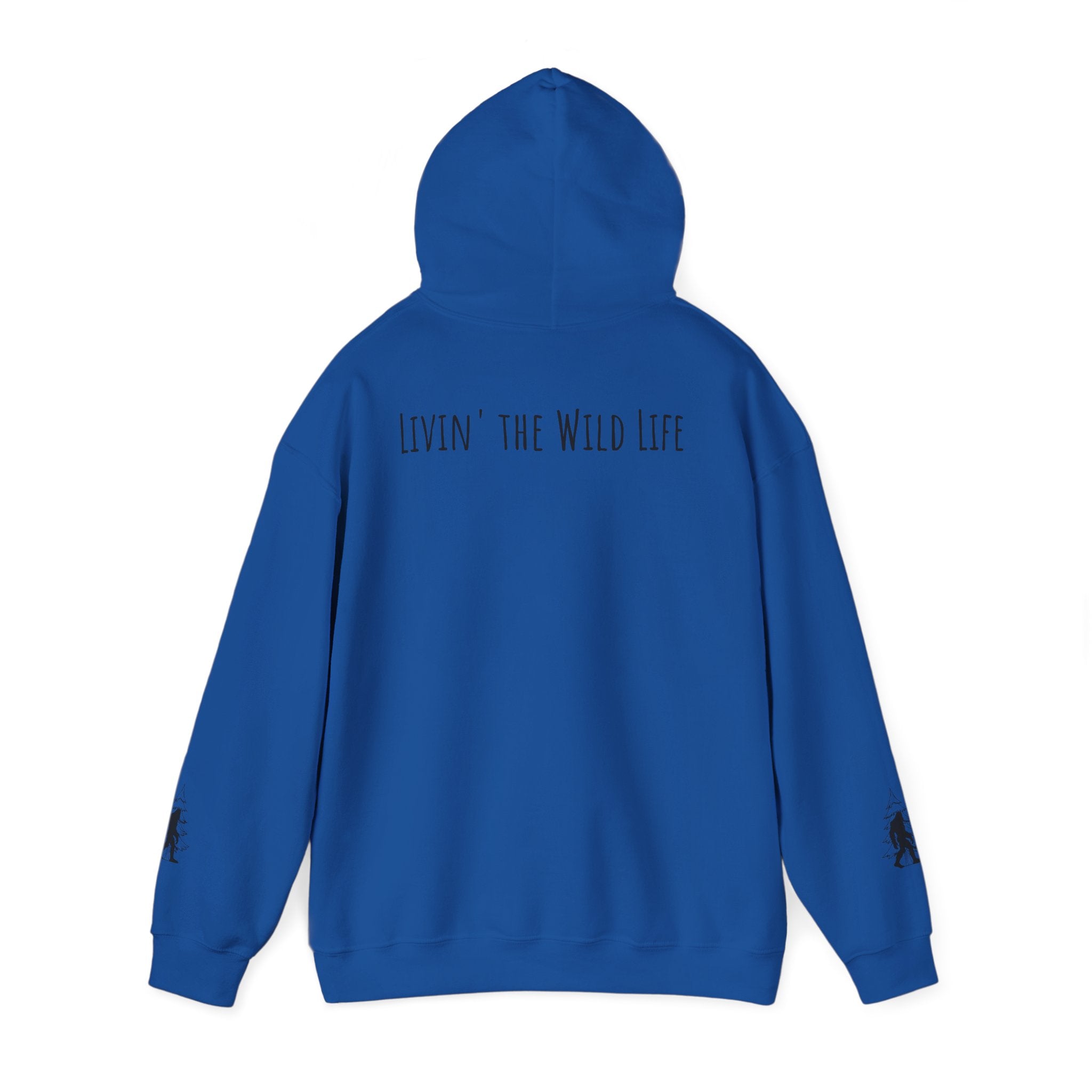 EcoExist Hoodie — "Livin' the Wild Life" Graphic Pullover