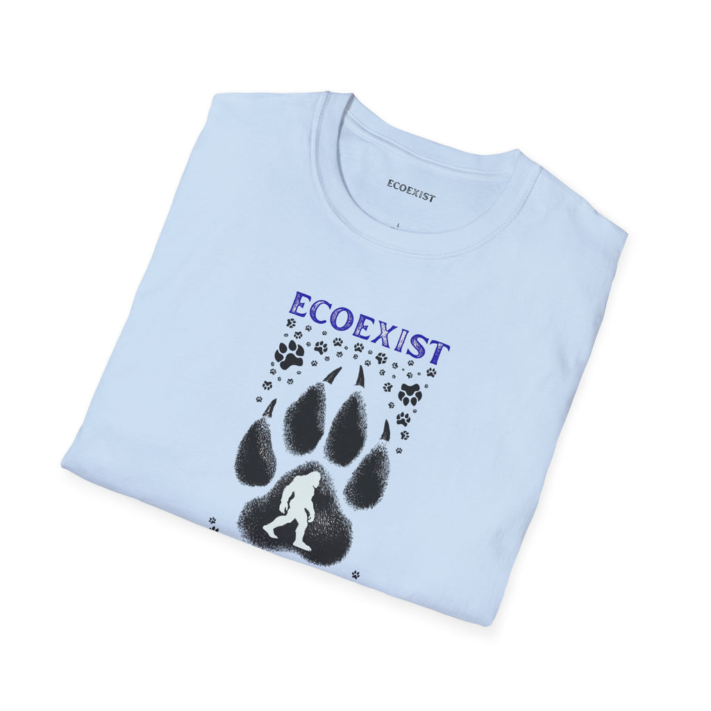 Ecoexist LifePaw Print T-Shirt — Wildlife Conservation Graphic Tee- Bigfoot