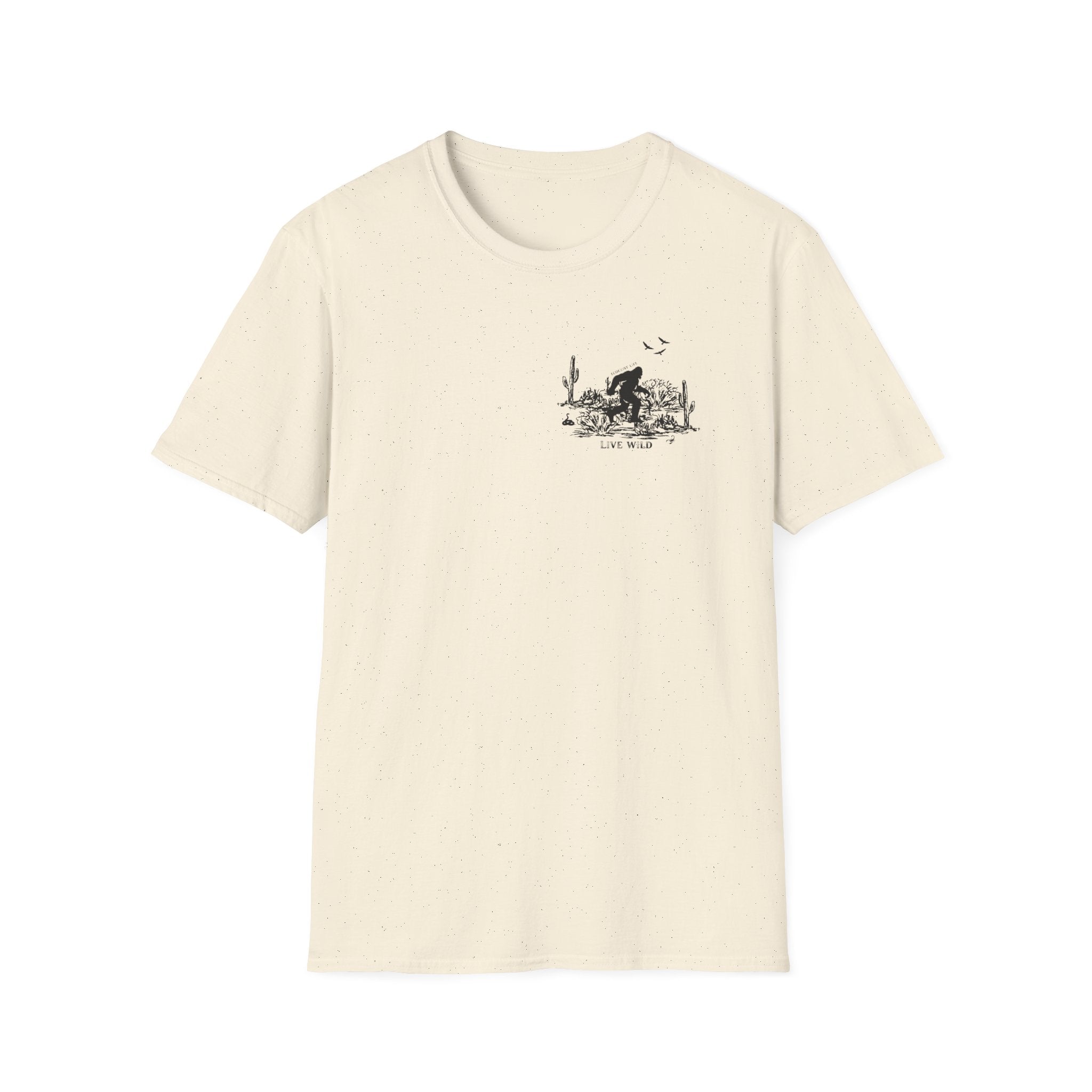 T‑Shirt — Desert Sasquatch Graphic Tee; ecoexist