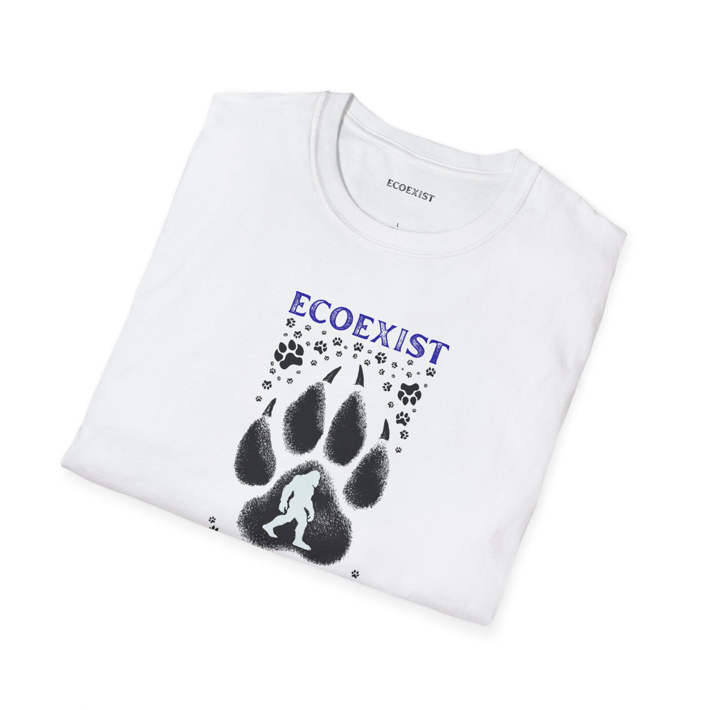 Ecoexist LifePaw Print T-Shirt — Wildlife Conservation Graphic Tee- Bigfoot
