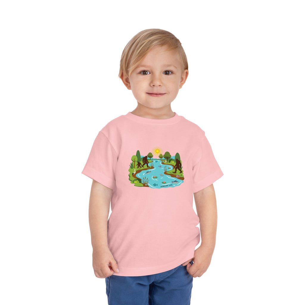 Ecoexist Life Toddler Tee — Livin' the Wild Life River Adventure