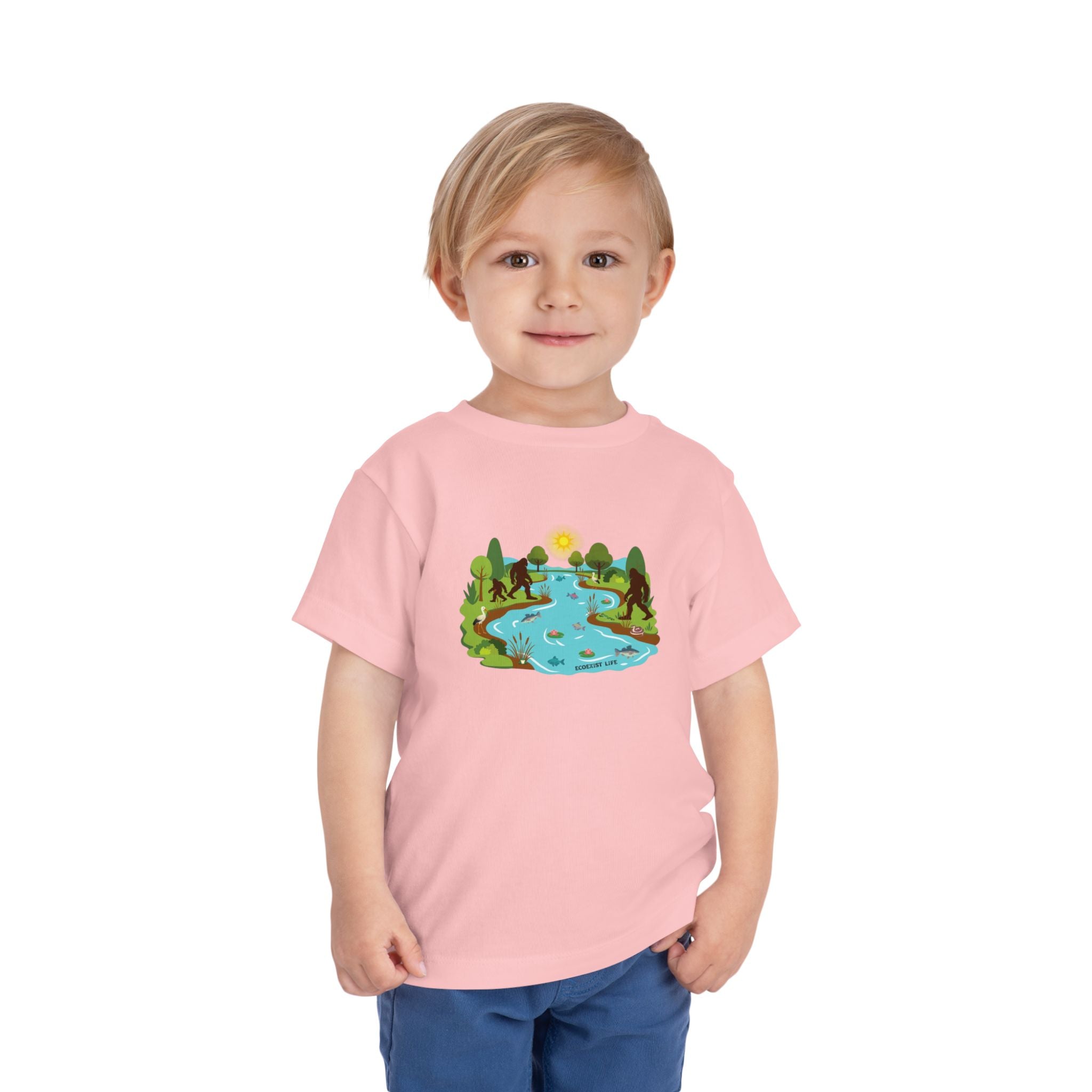 Ecoexist Life Toddler Tee — Livin' the Wild Life River Adventure