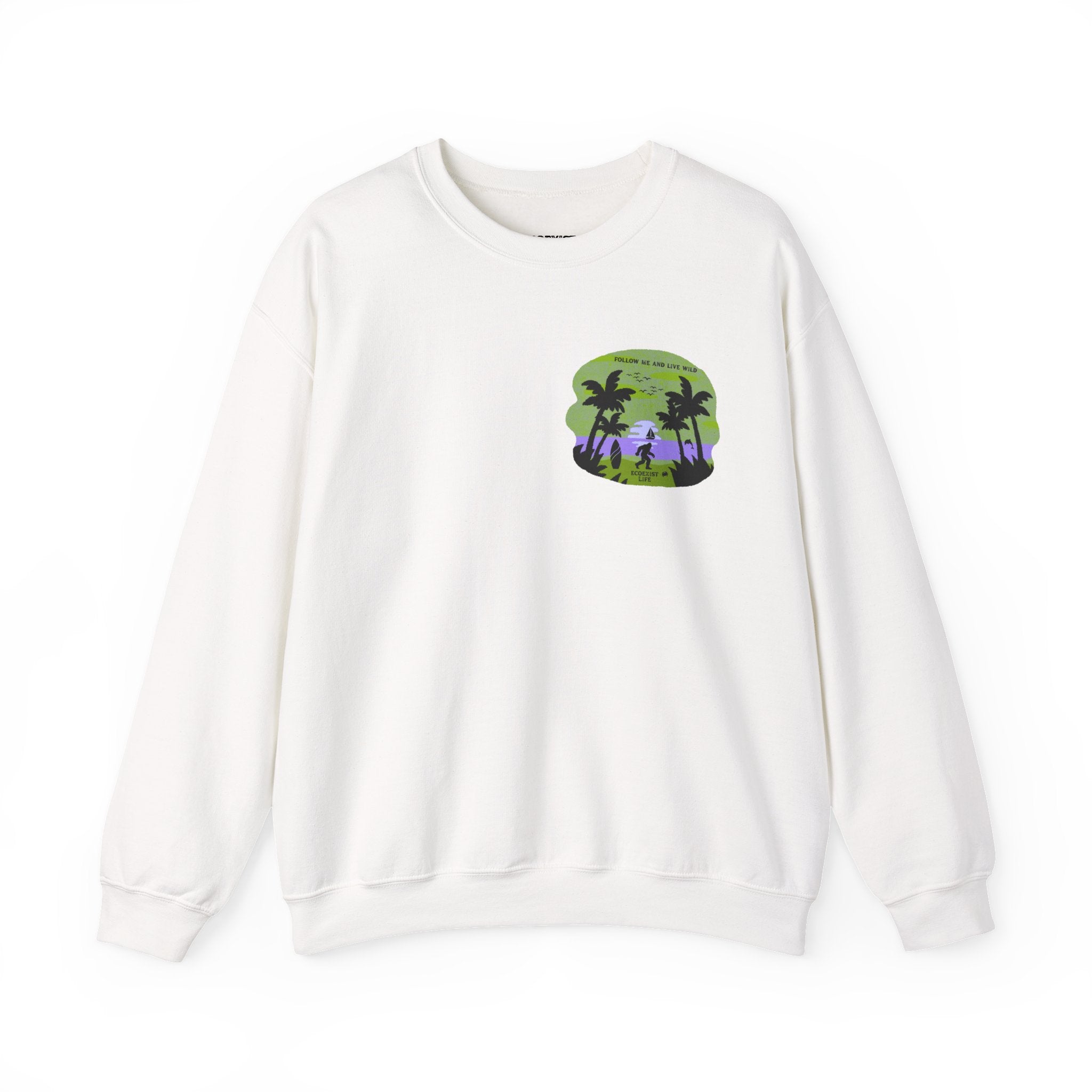 Tropical Sunset Crewneck Sweatshirt — Ecoexist Life
