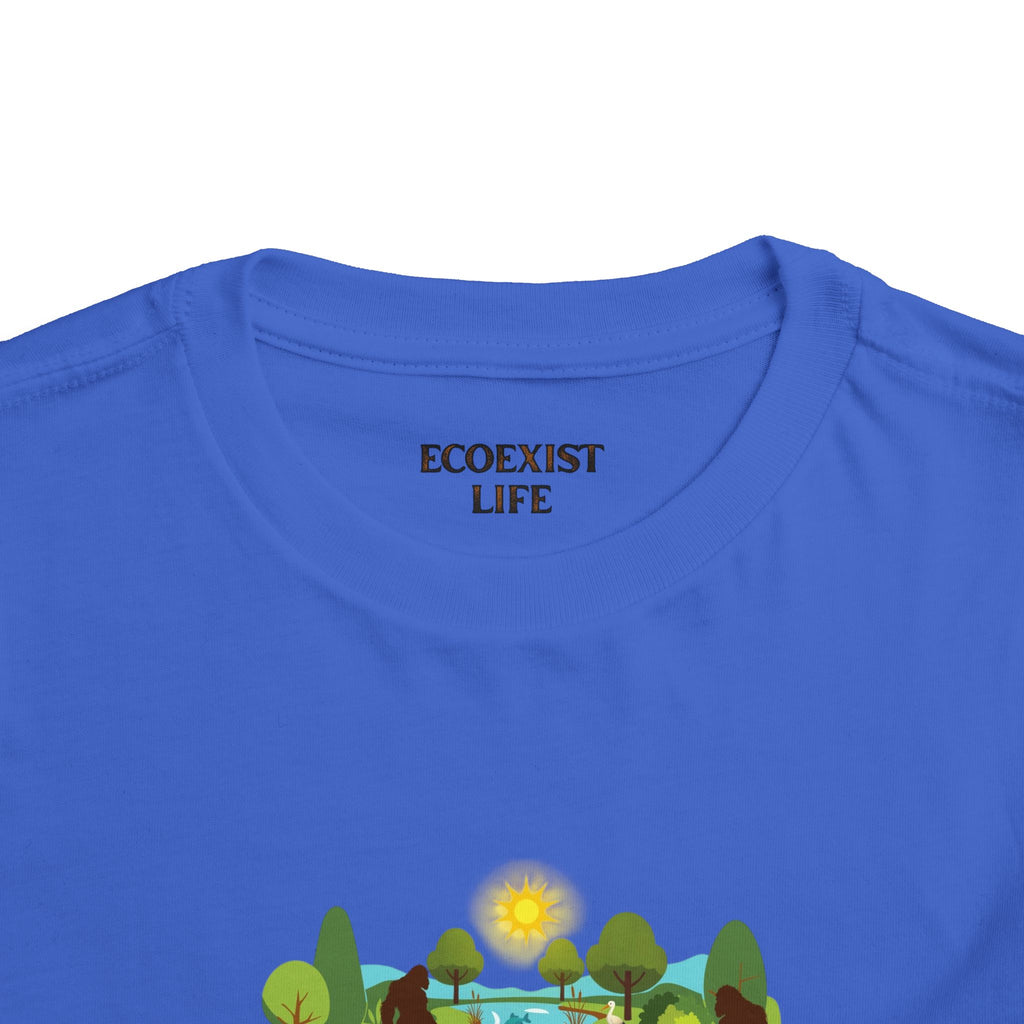 Ecoexist Life Toddler Tee — Livin' the Wild Life River Adventure