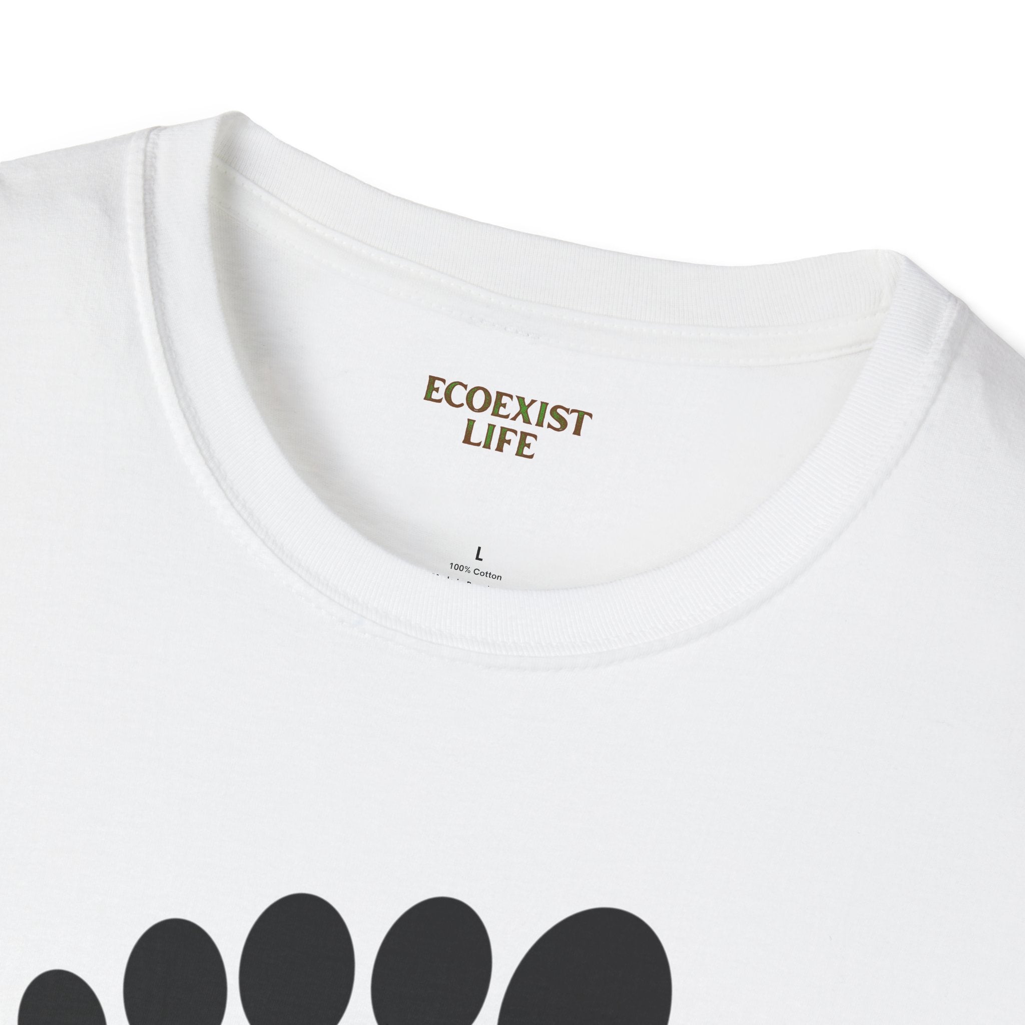 Bigfoot Footprint T‑Shirt – Ecoexist Life Tee