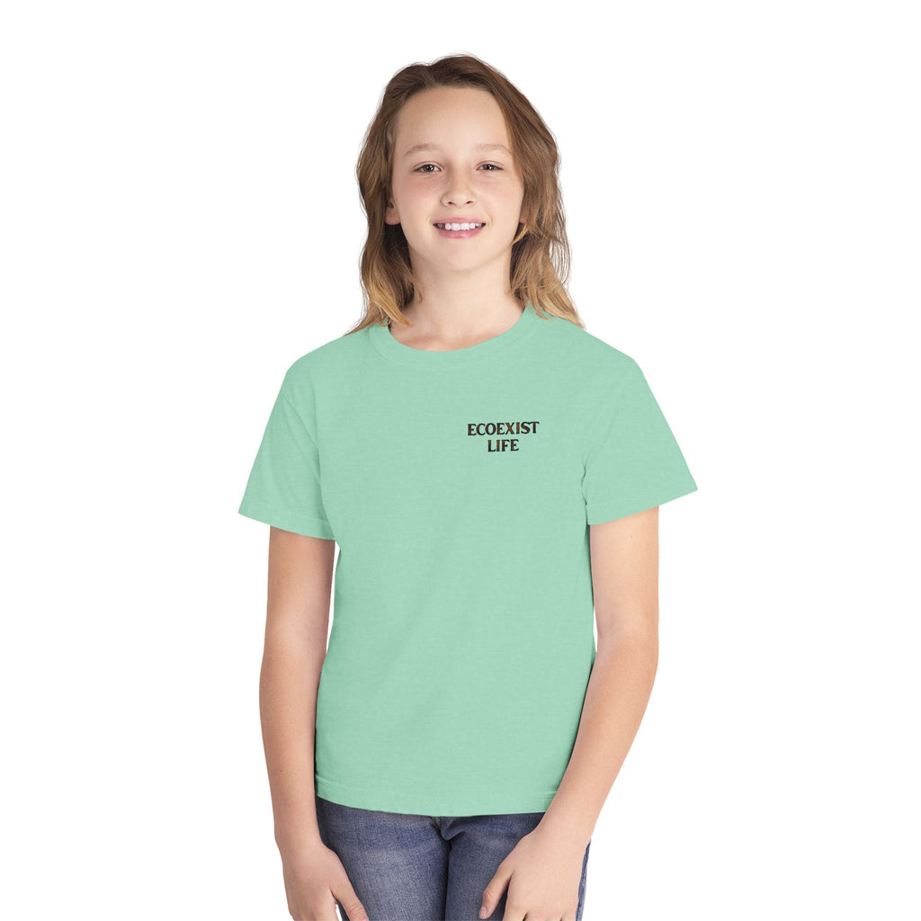 Ecoexist Life Youth Tee — 'Livin' the Wild Life' Pond Graphic