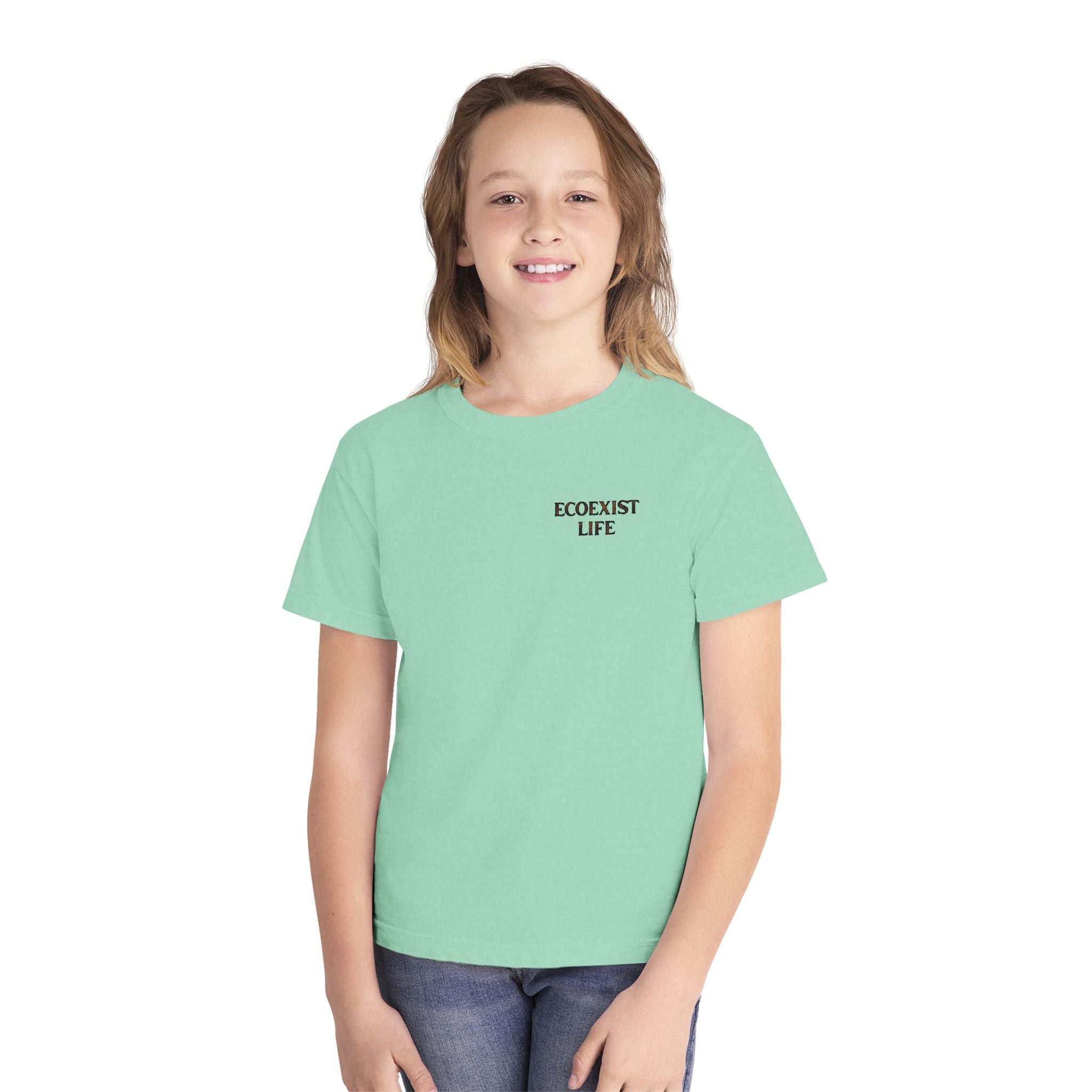 Ecoexist Life Youth Tee — 'Livin' the Wild Life' Pond Graphic