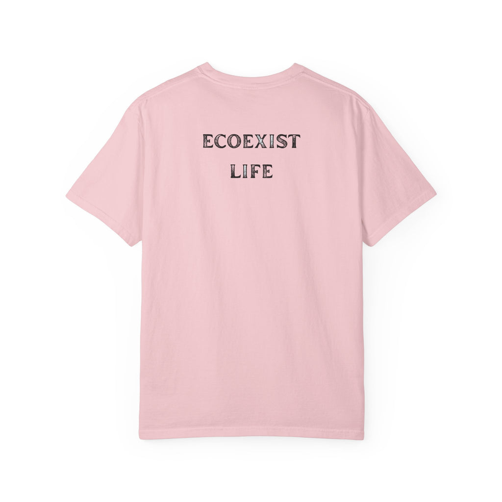 Bigfoot Eco-Trail T-Shirt — "ECOXIST" Front & "Livin' The Wild Life" Back