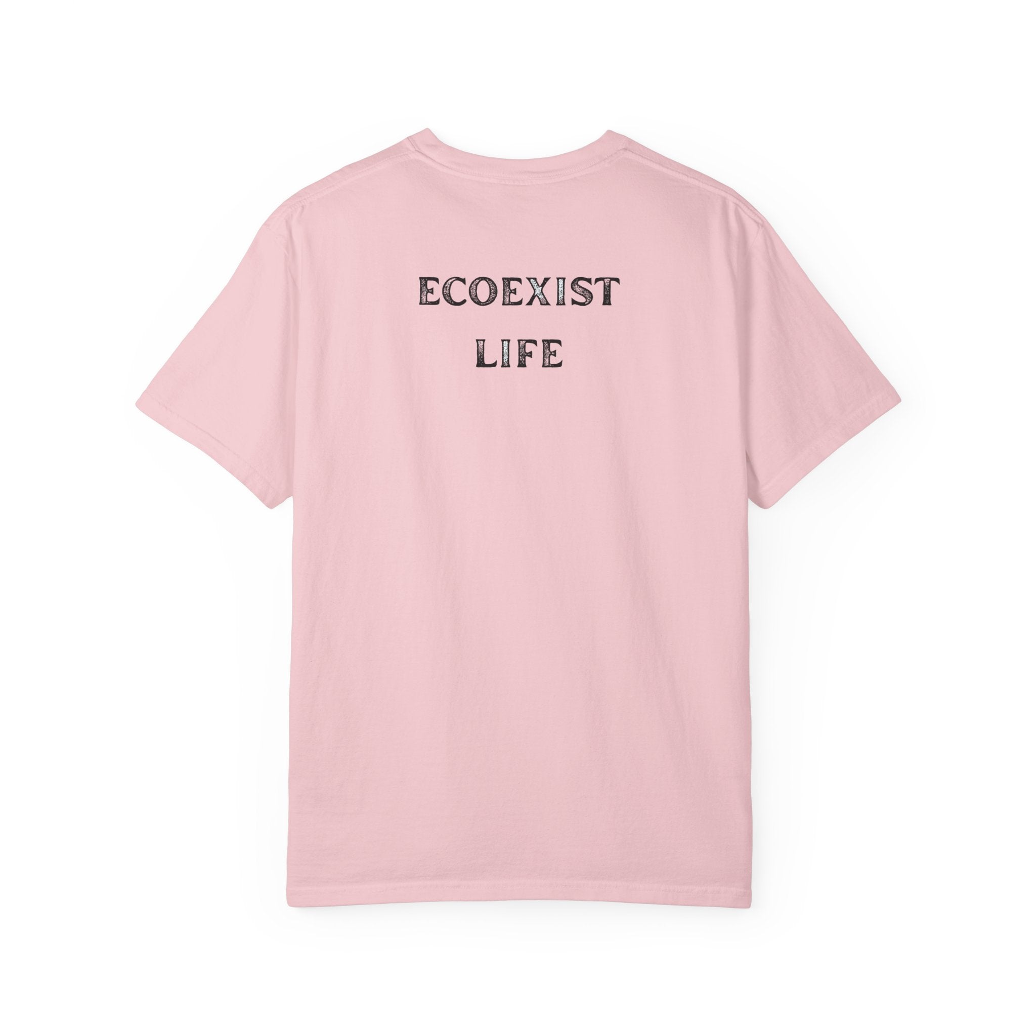 Bigfoot Eco-Trail T-Shirt — "ECOXIST" Front & "Livin' The Wild Life" Back
