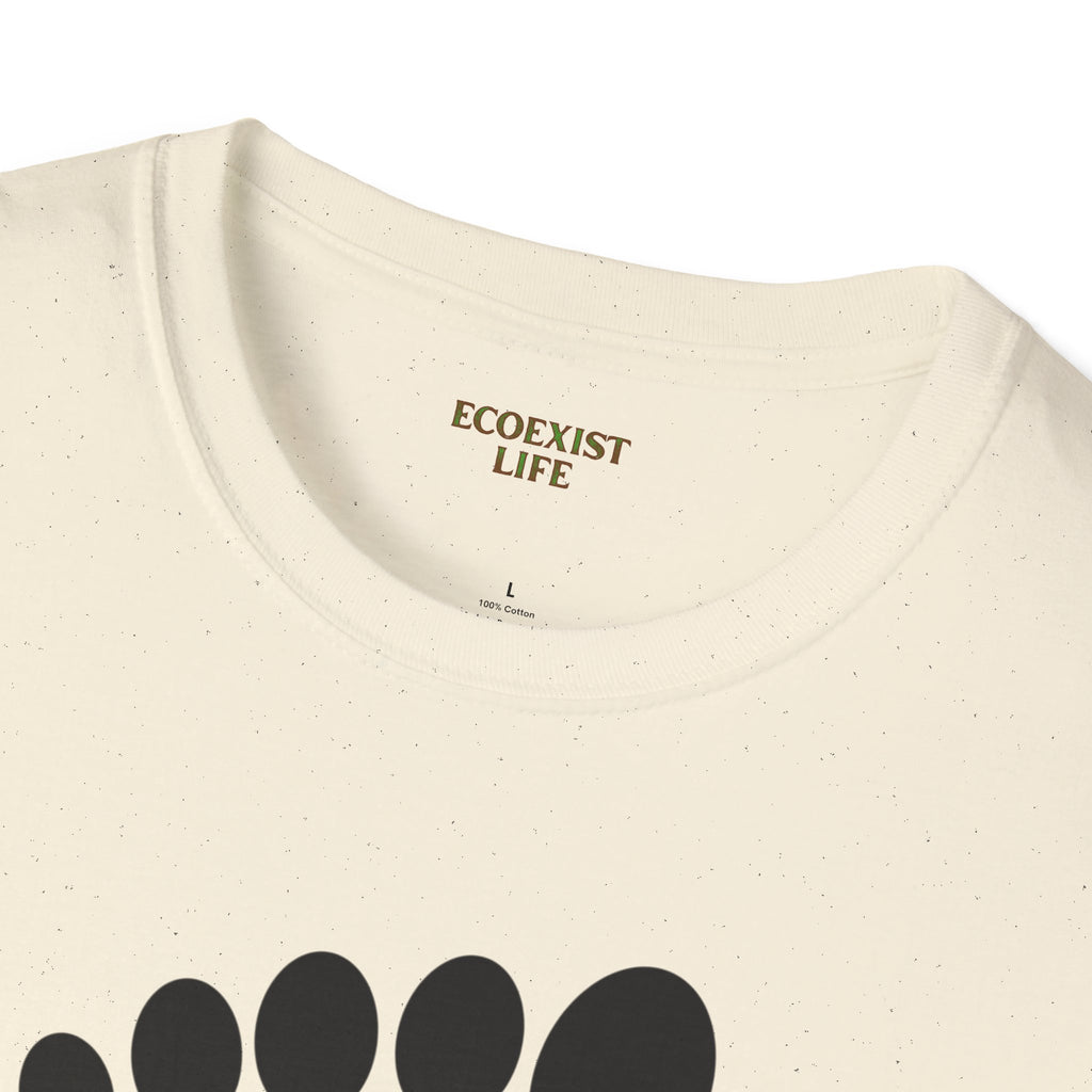 Bigfoot Footprint T‑Shirt – Ecoexist Life Tee