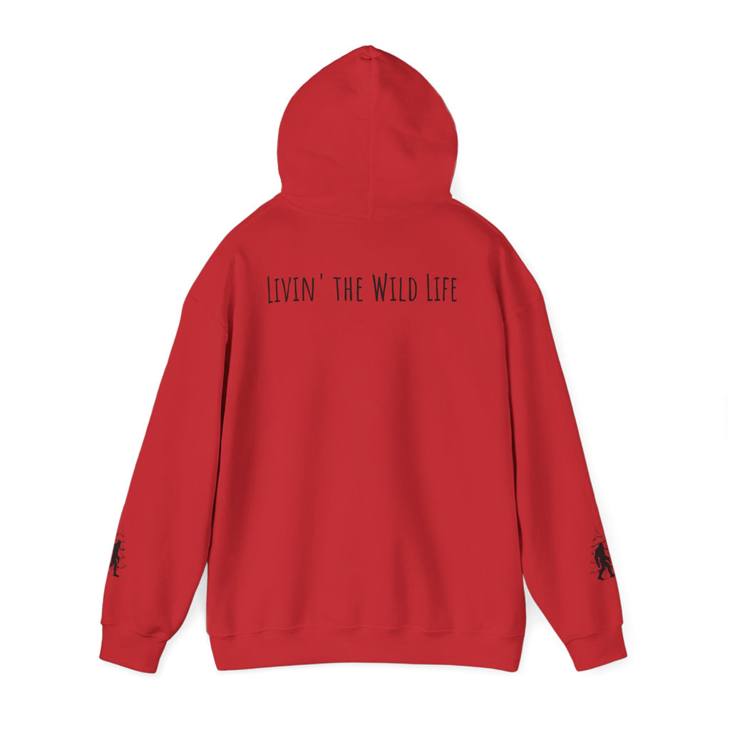EcoExist Hoodie — "Livin' the Wild Life" Graphic Pullover