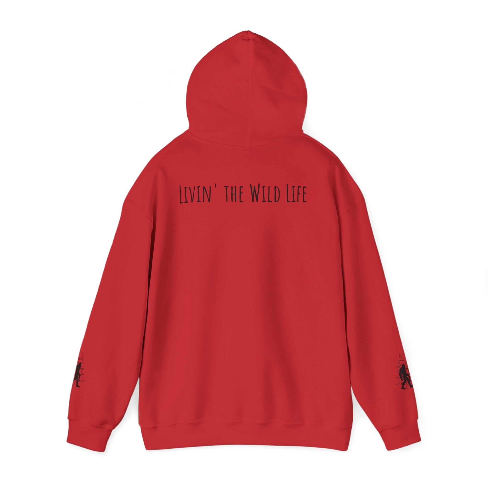 EcoExist Hoodie — "Livin' the Wild Life" Graphic Pullover