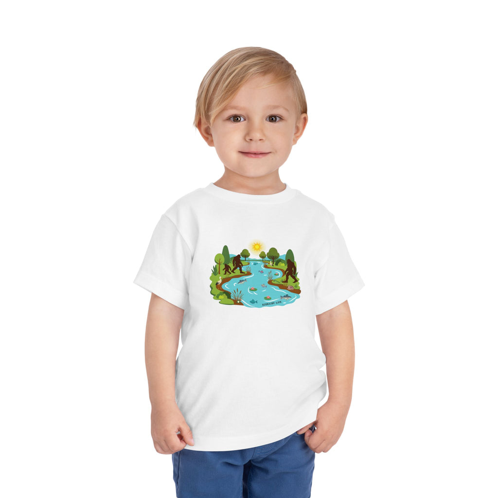 Ecoexist Life Toddler Tee — Livin' the Wild Life River Adventure