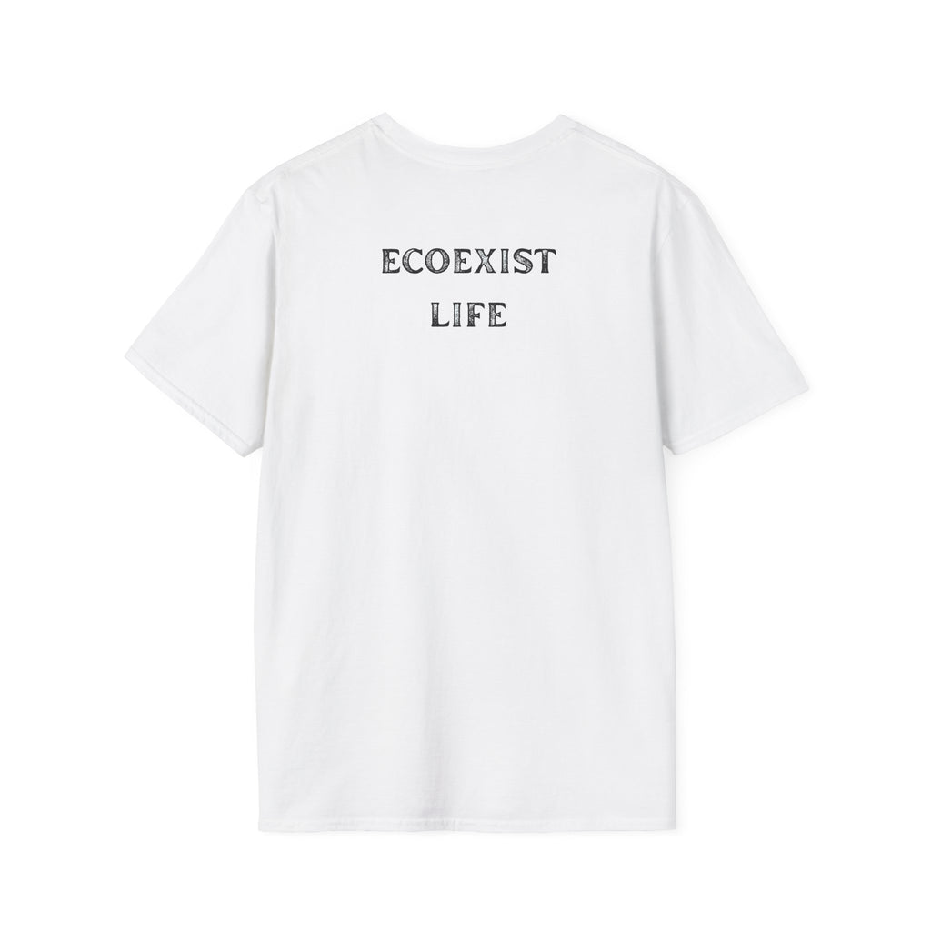 EcoExist Paw Print T-Shirt — Wildlife Conservation Graphic Tee