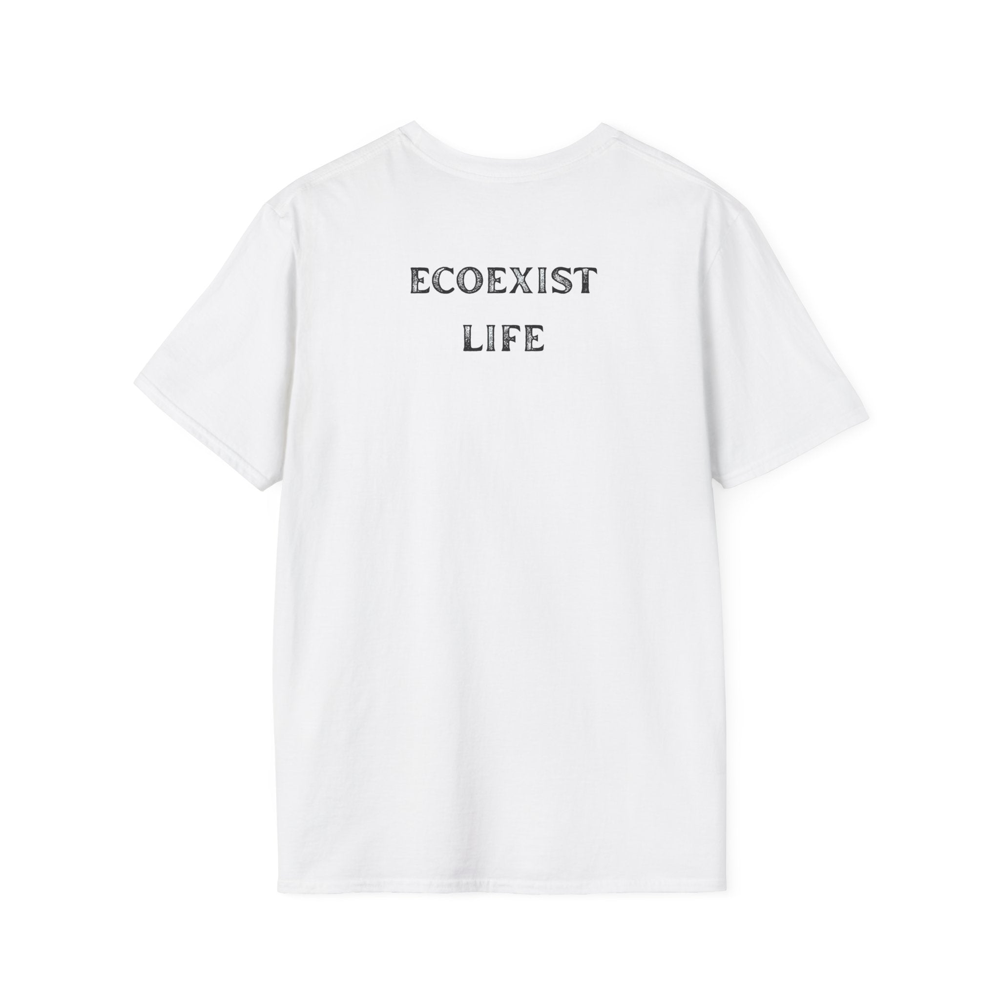 EcoExist Paw Print T-Shirt — Wildlife Conservation Graphic Tee