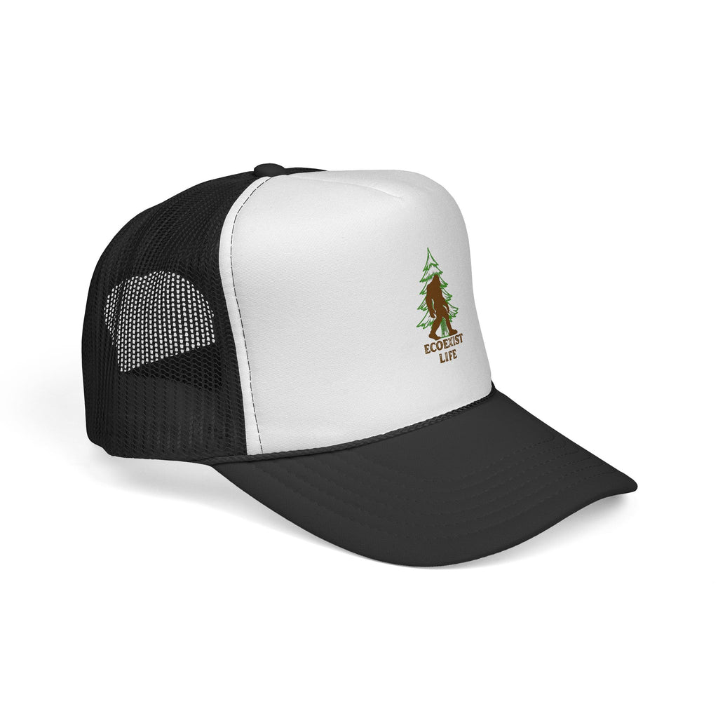 Bigfoot Forest Trucker Cap - Sasquatch Woodland Mesh Hat