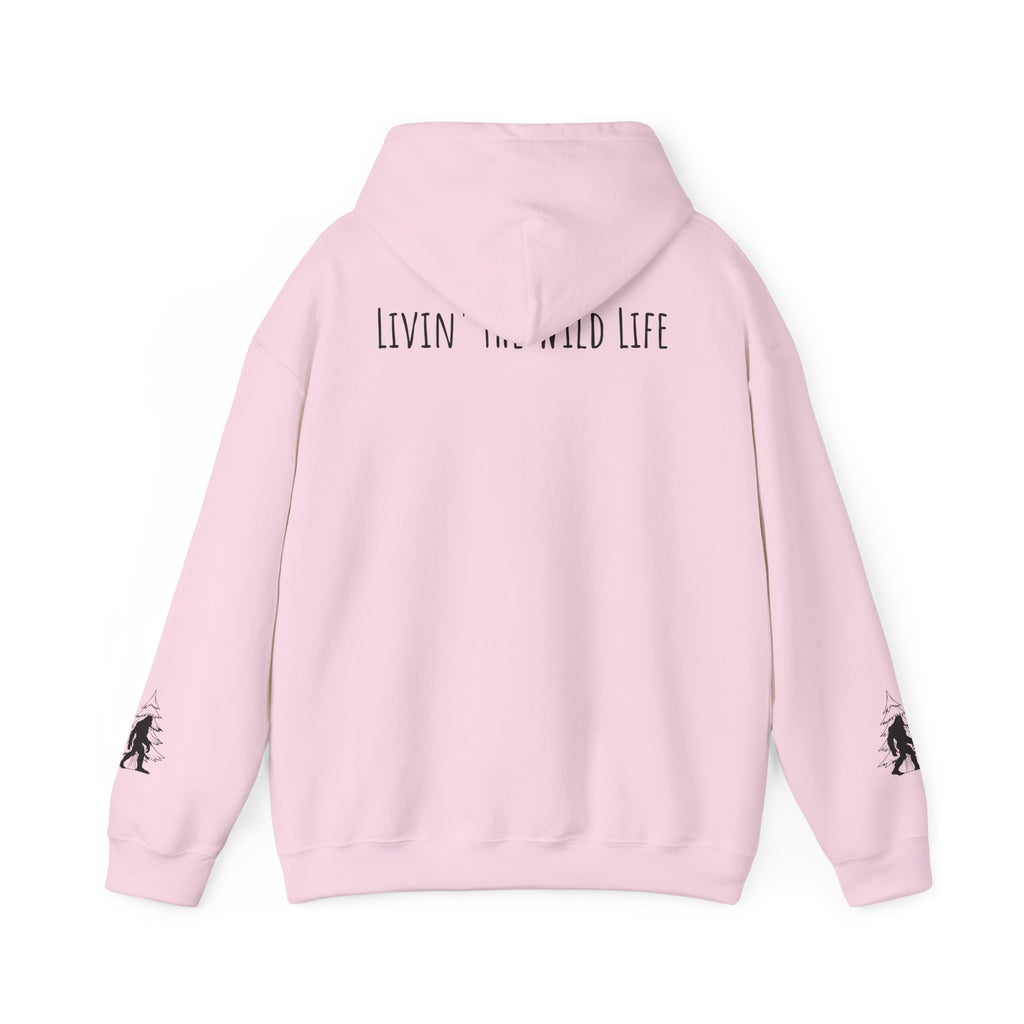 EcoExist Hoodie — "Livin' the Wild Life" Graphic Pullover