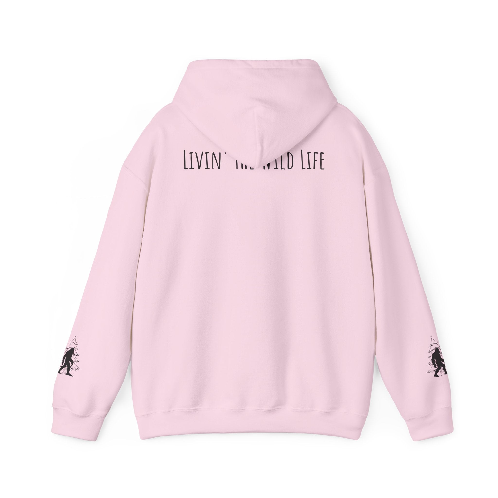 EcoExist Hoodie — "Livin' the Wild Life" Graphic Pullover