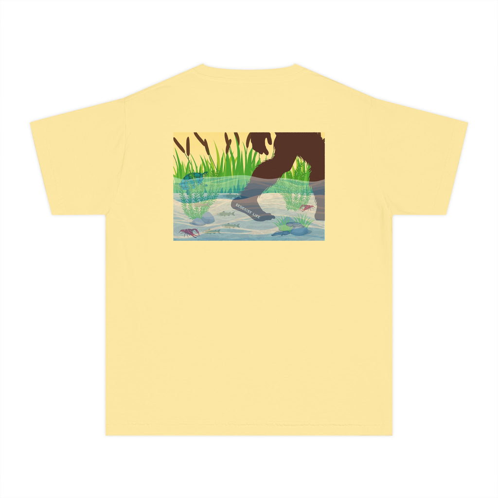 Ecoexist Life Youth Tee — 'Livin' the Wild Life' Pond Graphic
