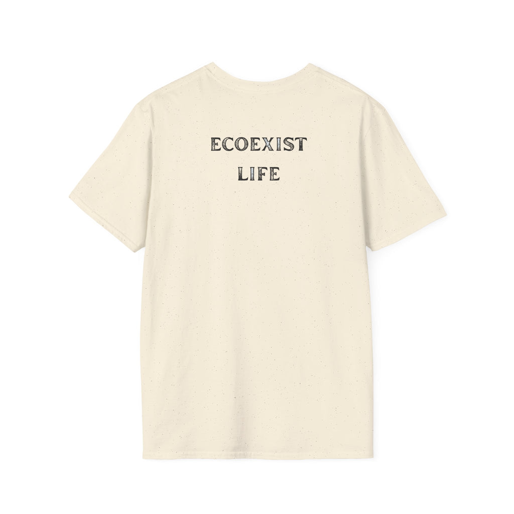 EcoExist Paw Print T-Shirt — Wildlife Conservation Graphic Tee