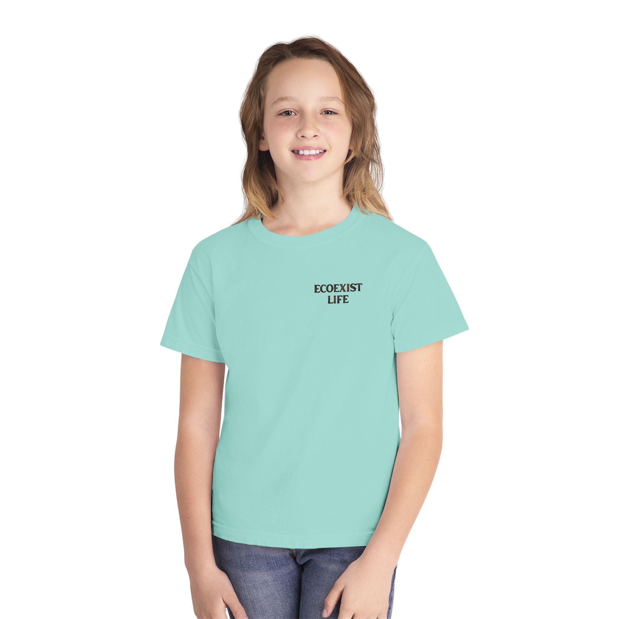 Ecoexist Life Youth Tee — 'Livin' the Wild Life' Pond Graphic