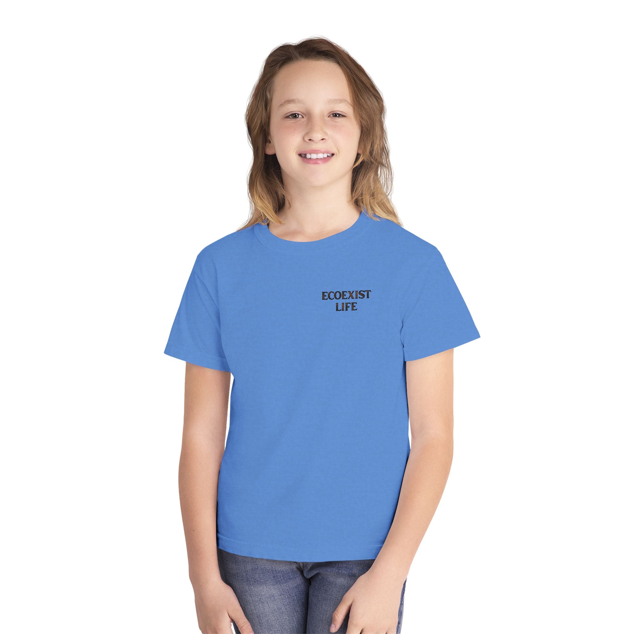 Ecoexist Life Youth Tee — 'Livin' the Wild Life' Pond Graphic