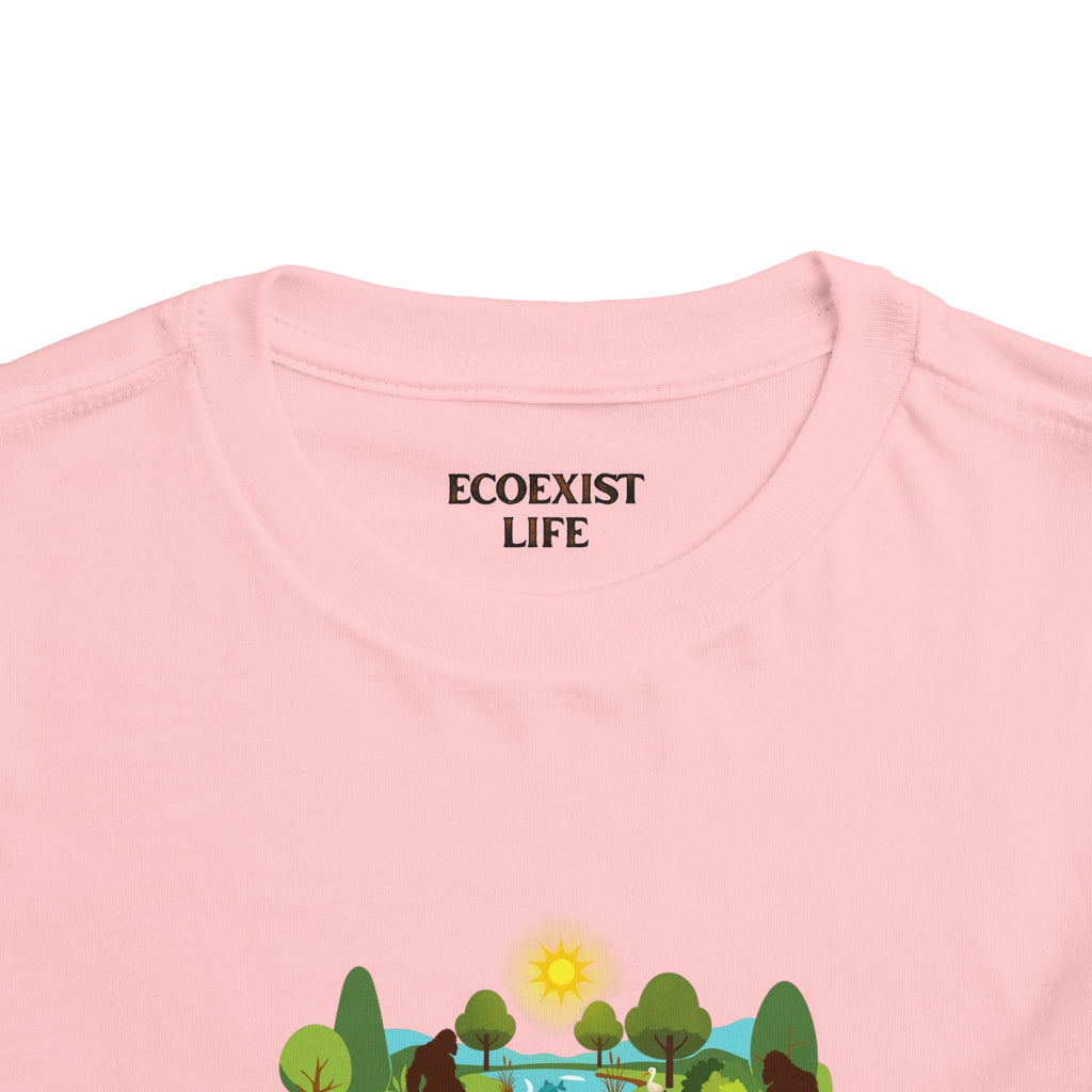 Ecoexist Life Toddler Tee — Livin' the Wild Life River Adventure