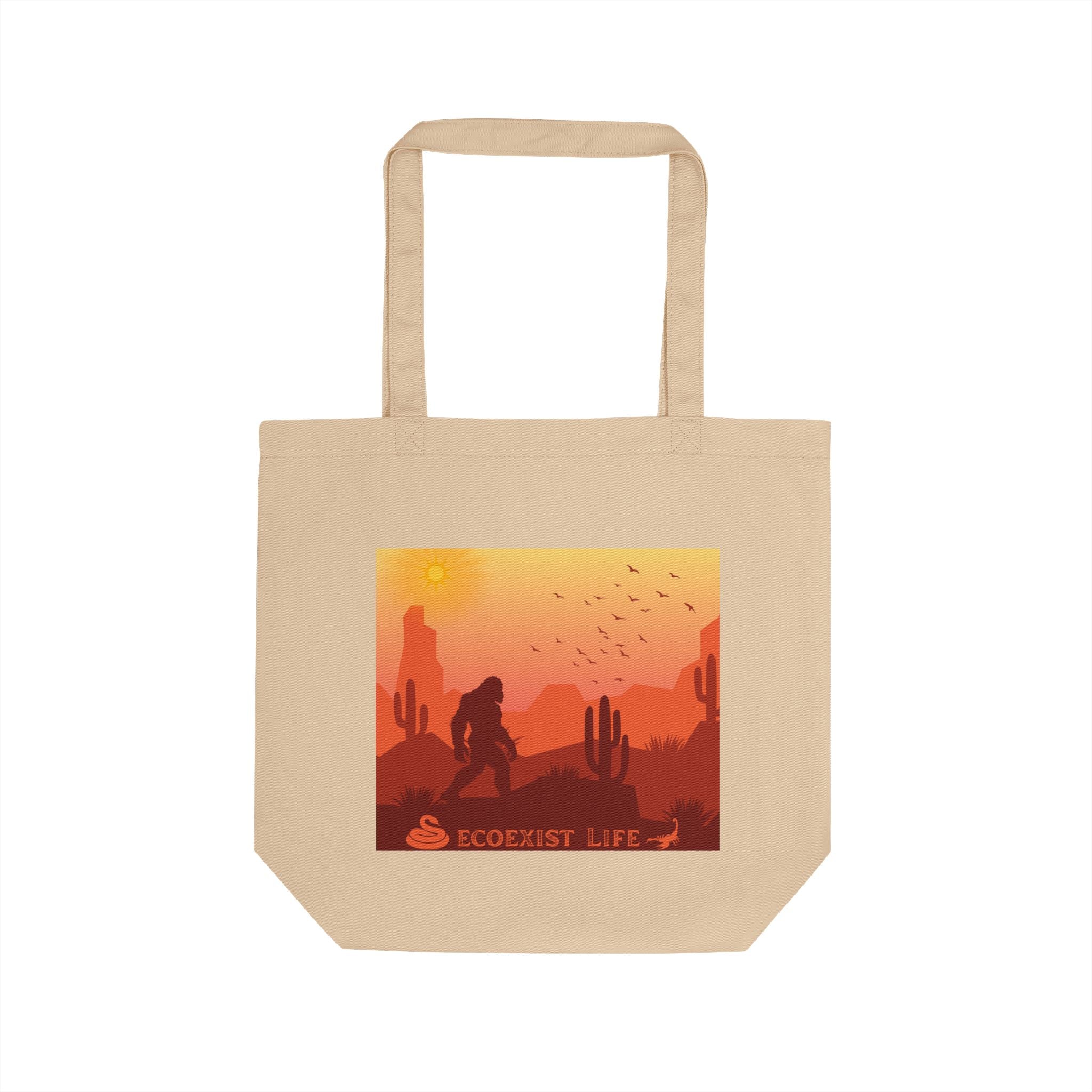 Tote Bag — Desert Sunset Hiking Eco Tote (Desert Life)Ecoexist Life