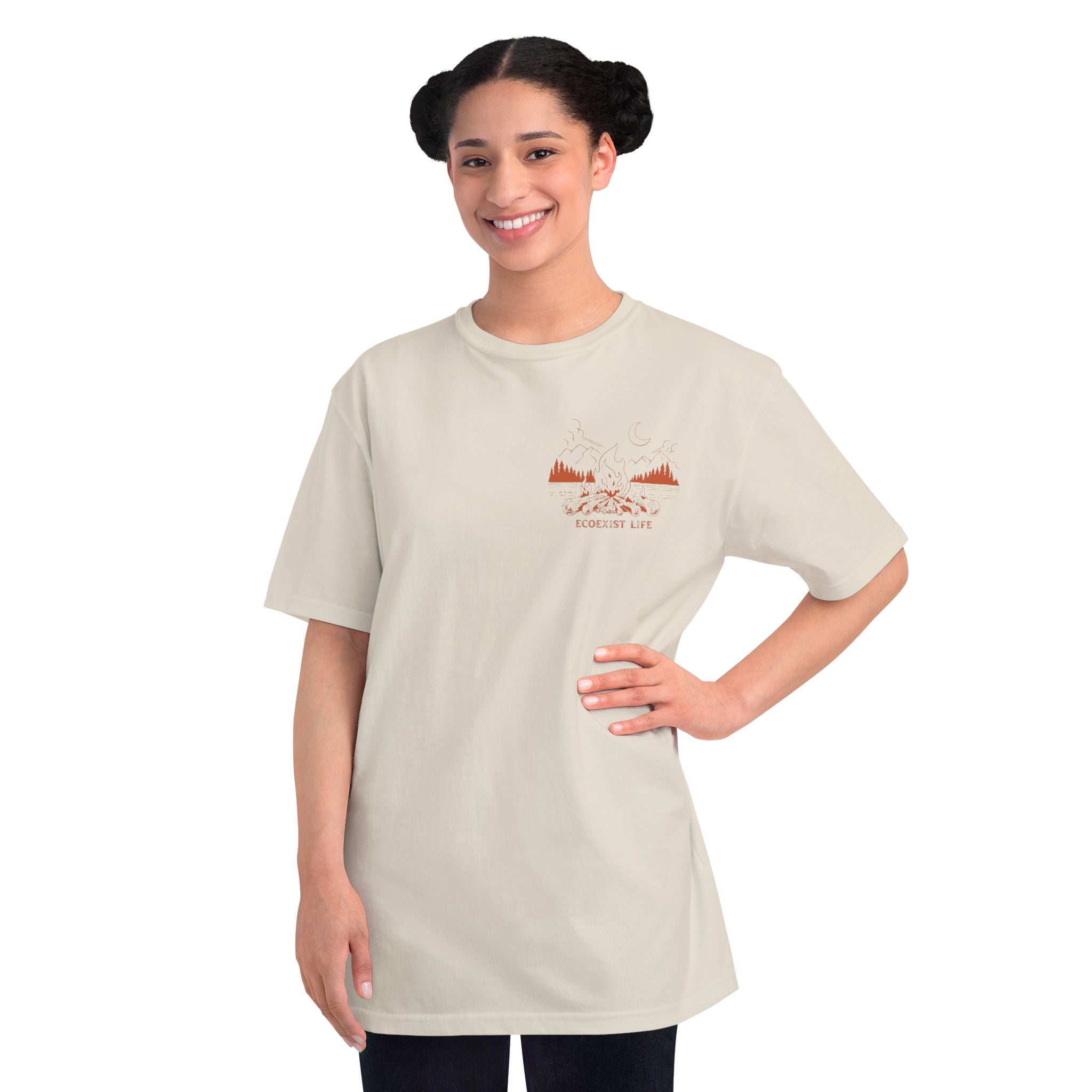 Ecoexist Life Tee — Minimal Nature Graphic T-Shirt
