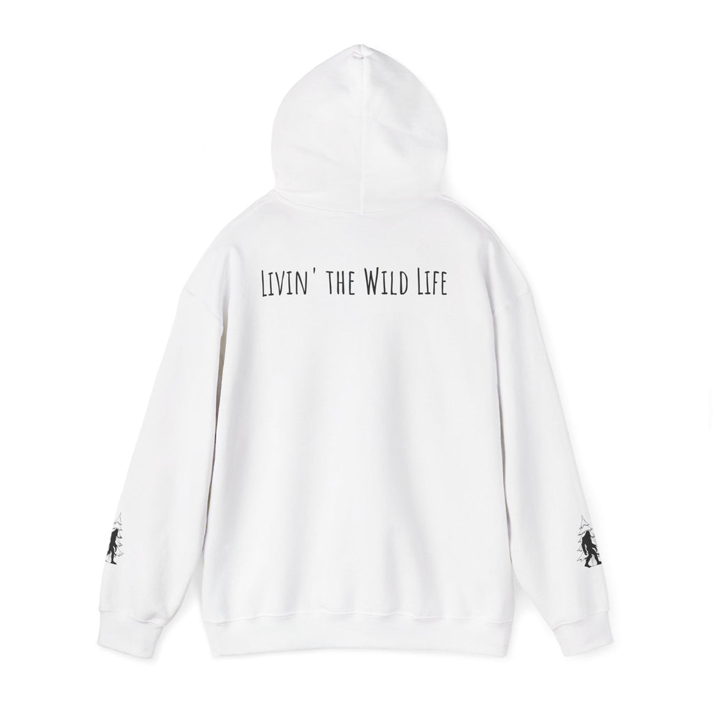 EcoExist Hoodie — "Livin' the Wild Life" Graphic Pullover