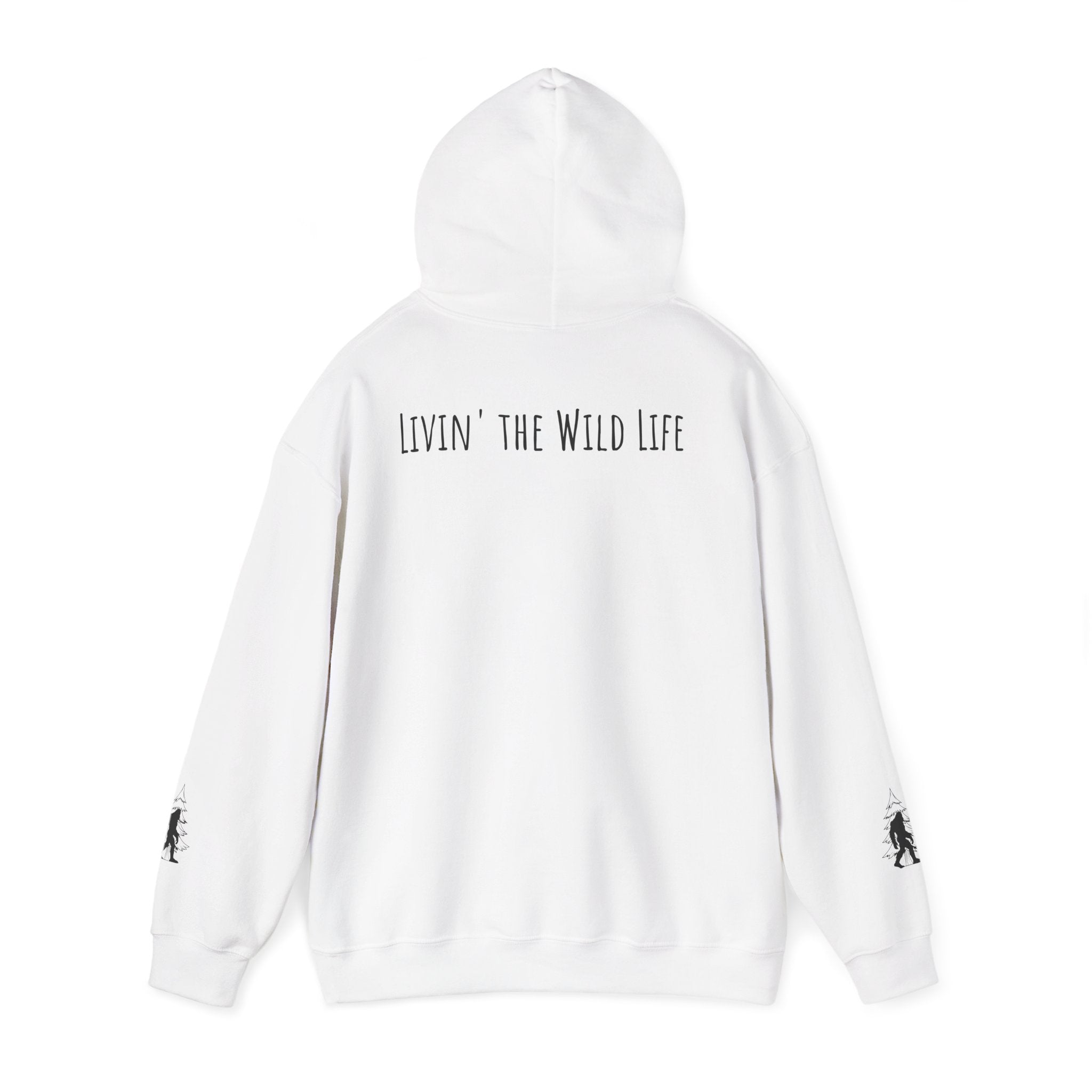 EcoExist Hoodie — "Livin' the Wild Life" Graphic Pullover