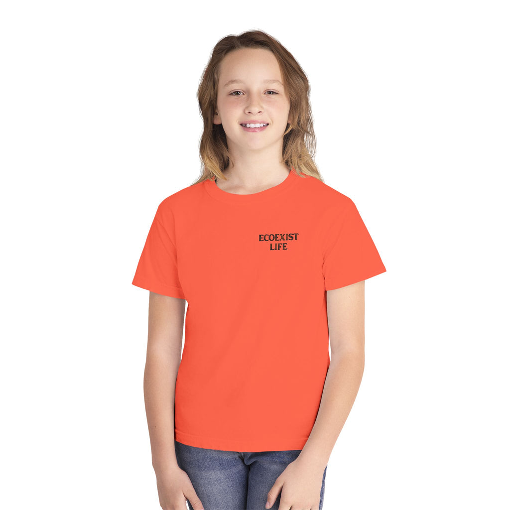 Ecoexist Life Youth Tee — 'Livin' the Wild Life' Pond Graphic