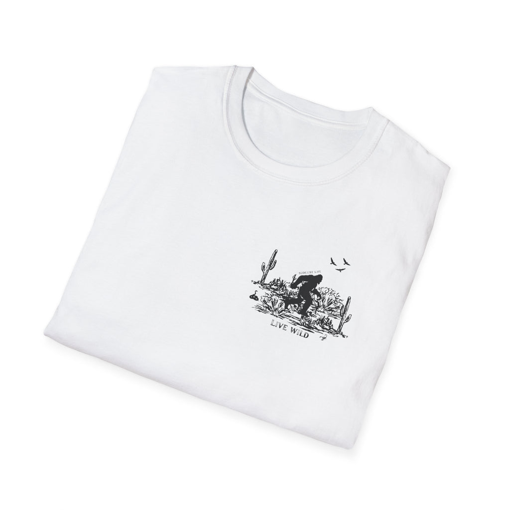 T‑Shirt — Desert Sasquatch Graphic Tee; ecoexist