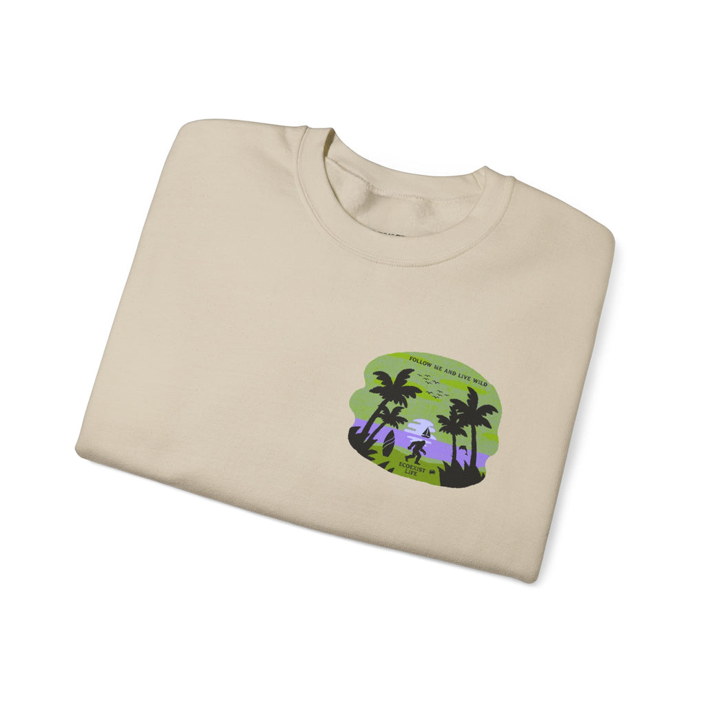 Tropical Sunset Crewneck Sweatshirt — Ecoexist Life