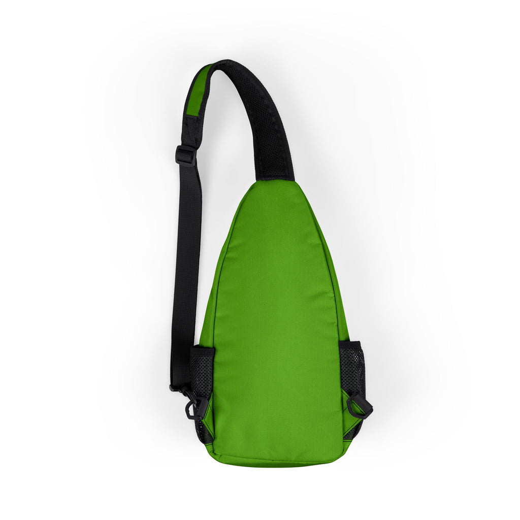 Chest Bag - 'Follow The Wild Life' Outdoor Pixel Art Sling Pack- Ecoexist