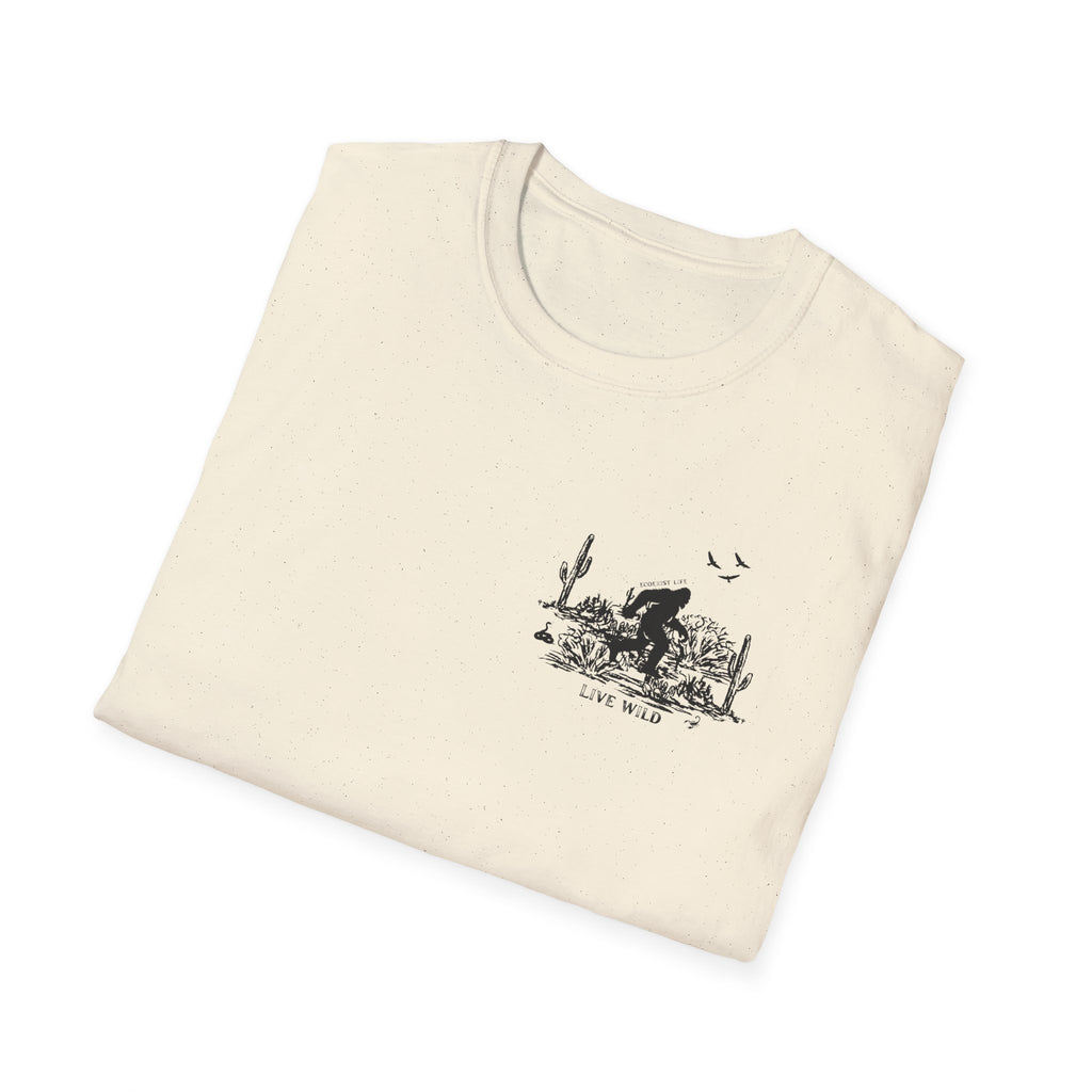 T‑Shirt — Desert Sasquatch Graphic Tee; ecoexist