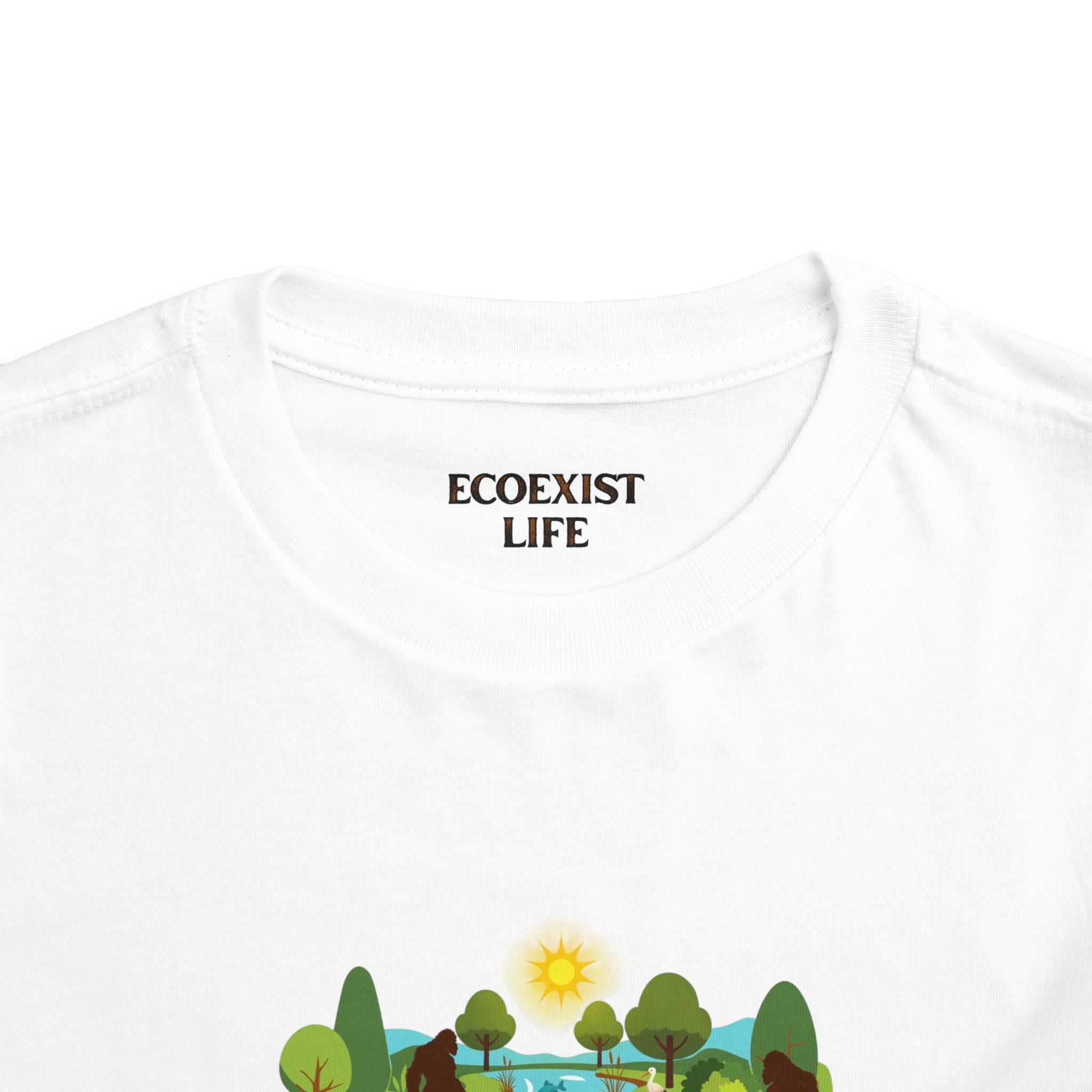 Ecoexist Life Toddler Tee — Livin' the Wild Life River Adventure