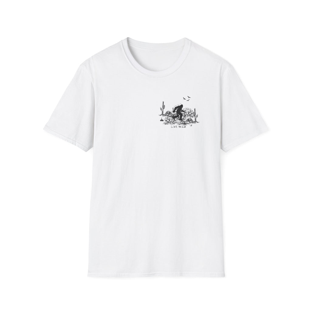 T‑Shirt — Desert Sasquatch Graphic Tee; ecoexist