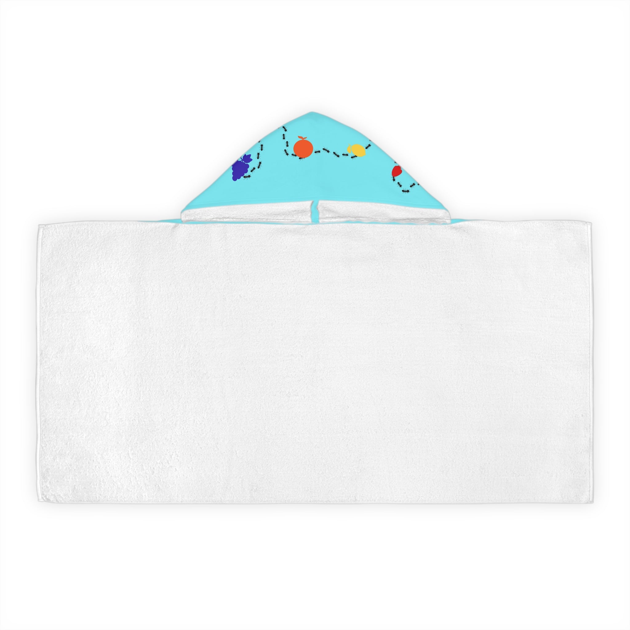 Youth Hooded Towel — 'Ecoexist Life' Colorful Sea Turtle Swim Wrap