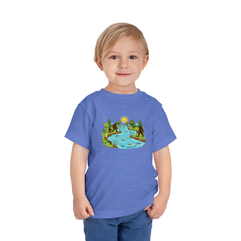 Ecoexist Life Toddler Tee — Livin' the Wild Life River Adventure