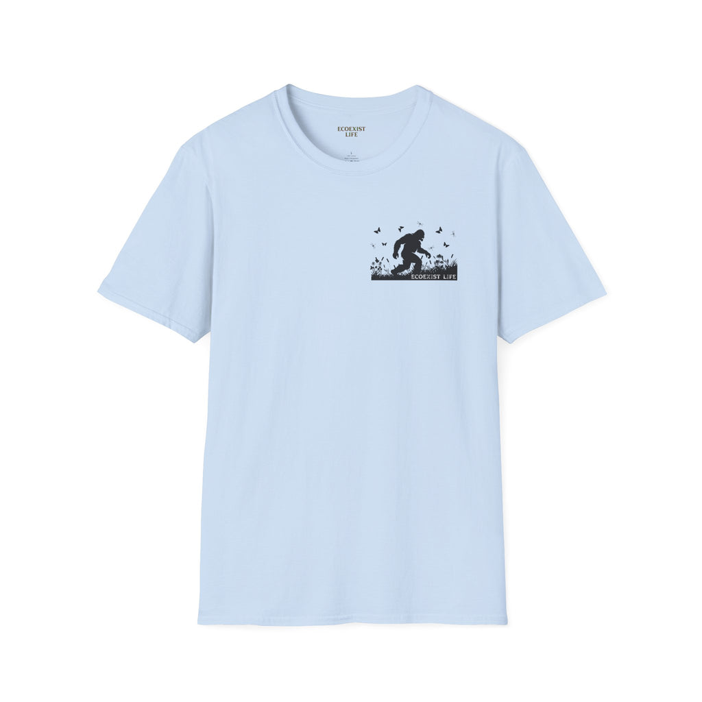Bigfoot Silhouette T-Shirt — Sasquatch Forest Adventure Tee