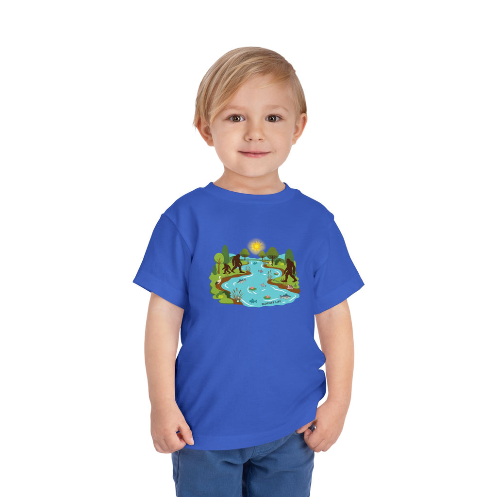 Ecoexist Life Toddler Tee — Livin' the Wild Life River Adventure