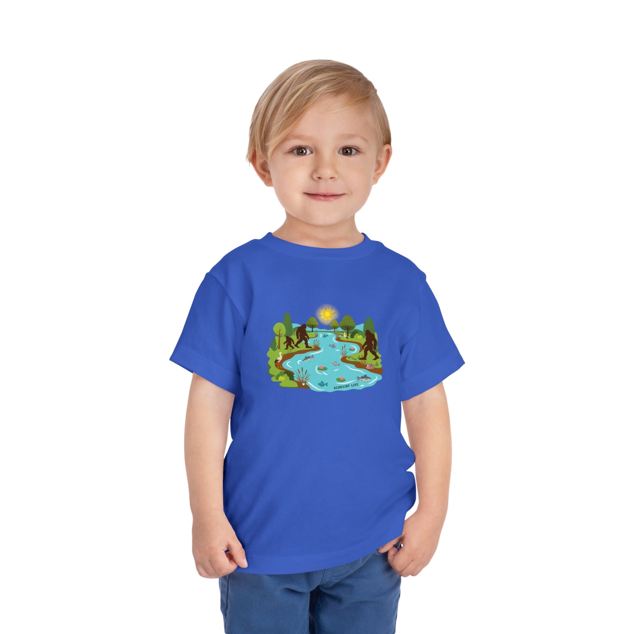 Ecoexist Life Toddler Tee — Livin' the Wild Life River Adventure