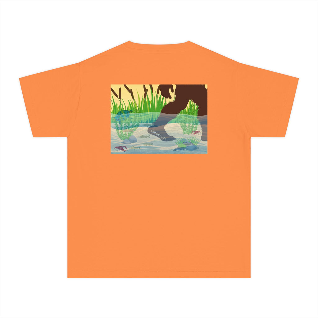 Ecoexist Life Youth Tee — 'Livin' the Wild Life' Pond Graphic