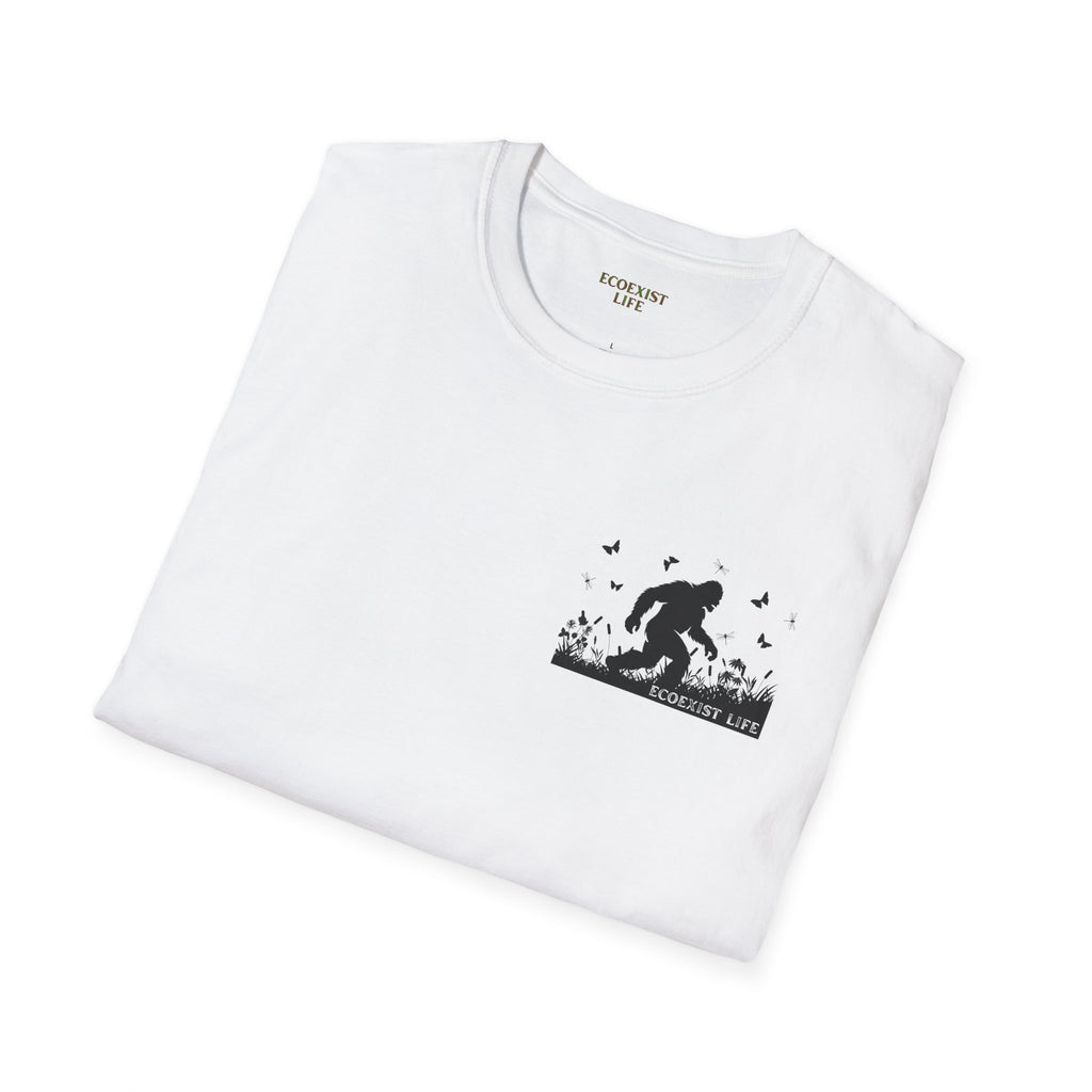 Bigfoot Silhouette T-Shirt — Sasquatch Forest Adventure Tee