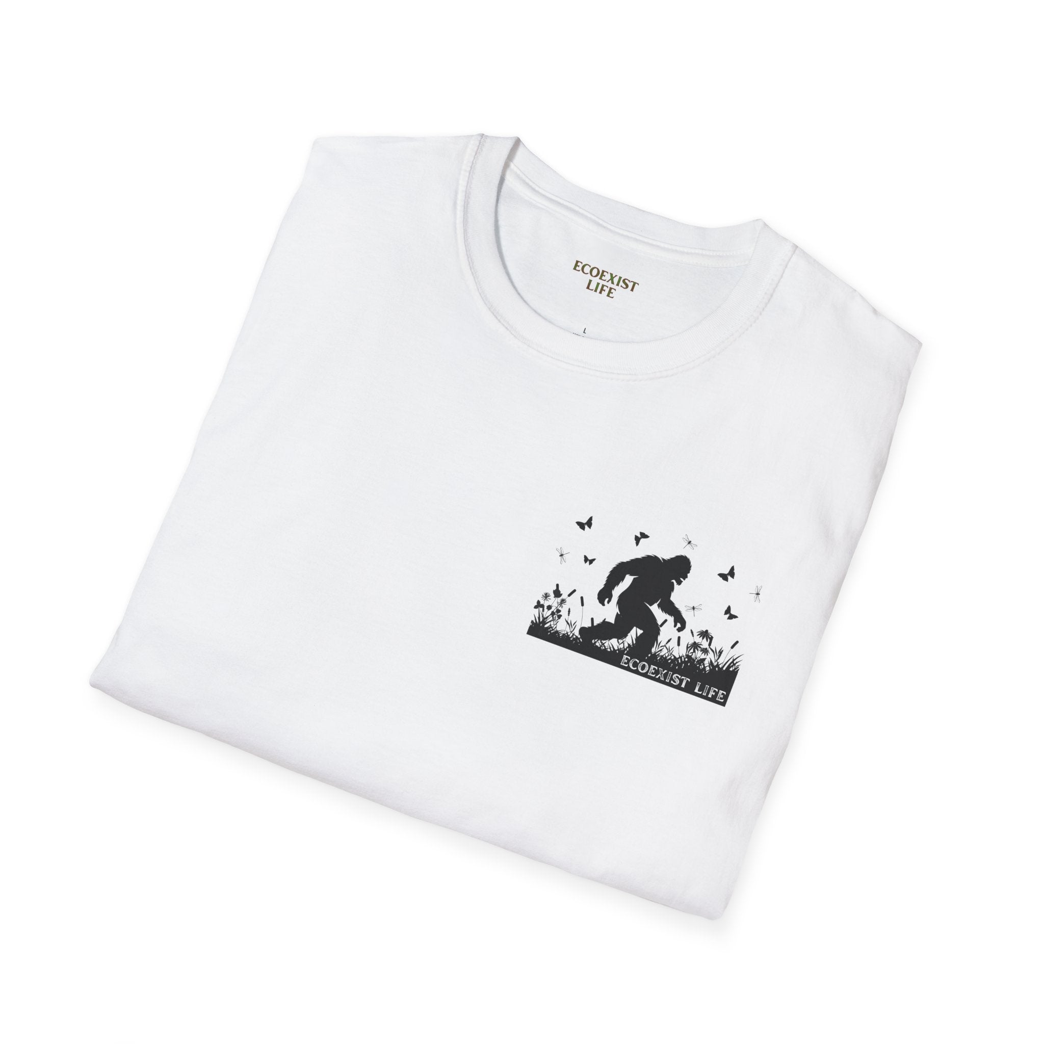 Bigfoot Silhouette T-Shirt — Sasquatch Forest Adventure Tee