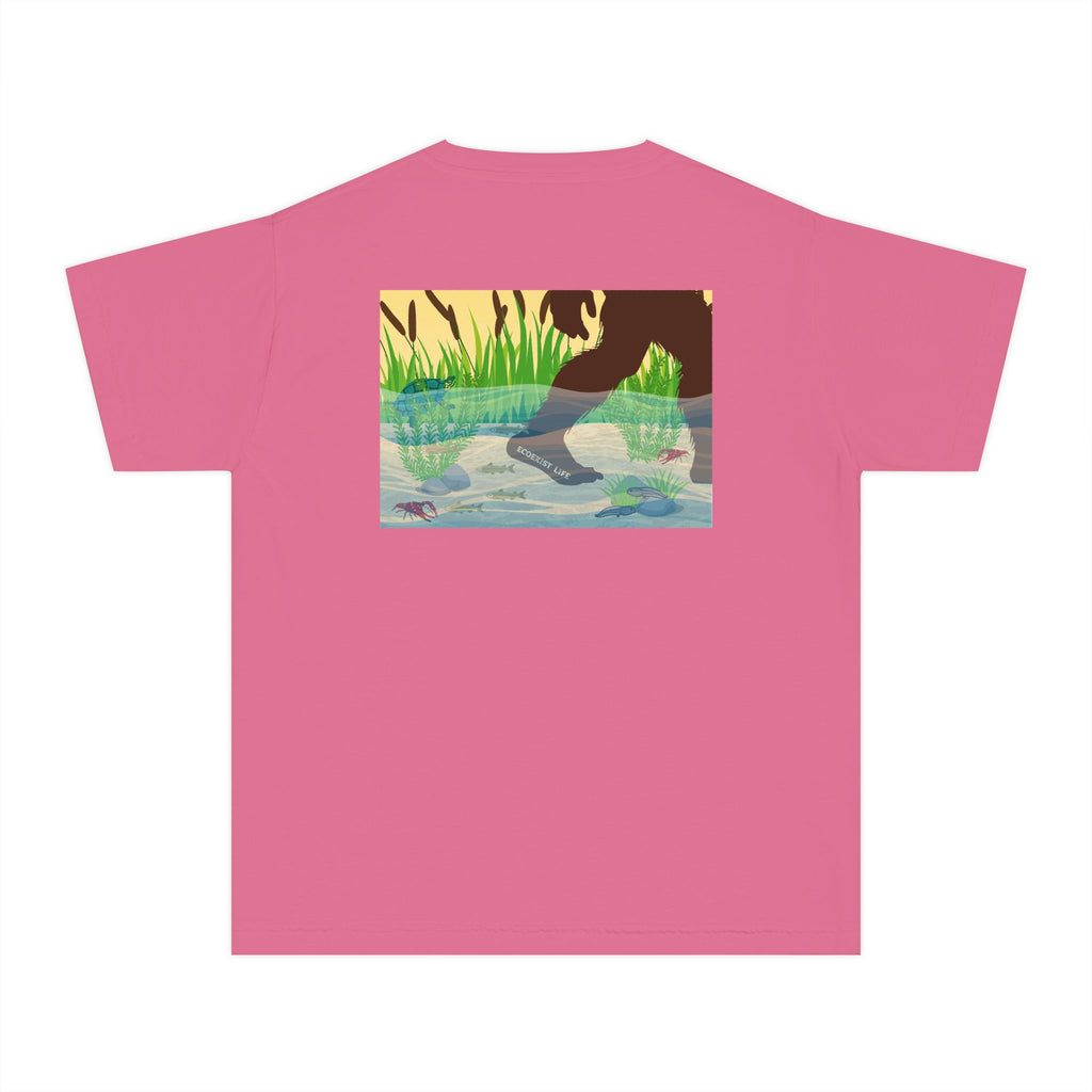 Ecoexist Life Youth Tee — 'Livin' the Wild Life' Pond Graphic