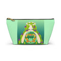 Ecoexist Life Floral Goddess Accessory Pouch — 'Eternal Life' T-Bottom Makeup Bag
